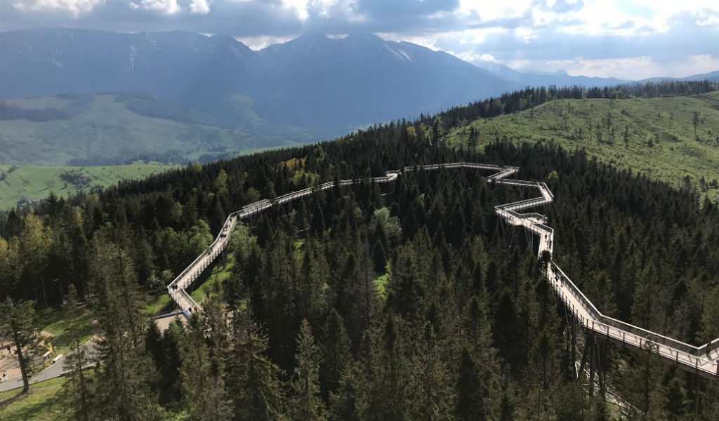 Tree top walk Bachledka and Belianske Tatry