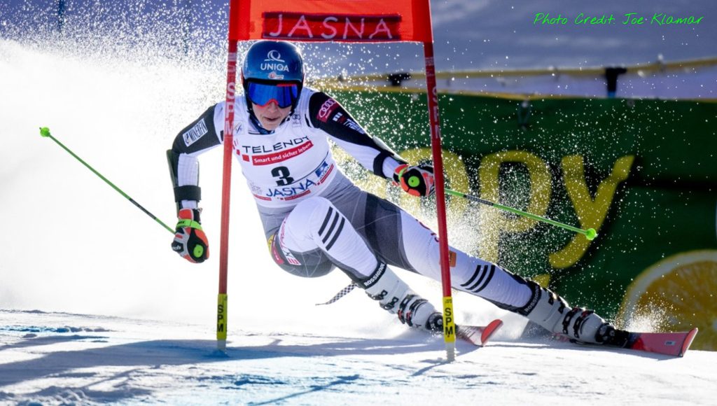Petra Vlhová at Jasna Ski Resort (Image: Joe Klamer)