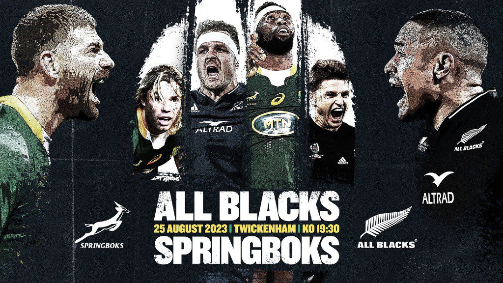 New Zealand vs. South Africa, Twickenham, rugby union,