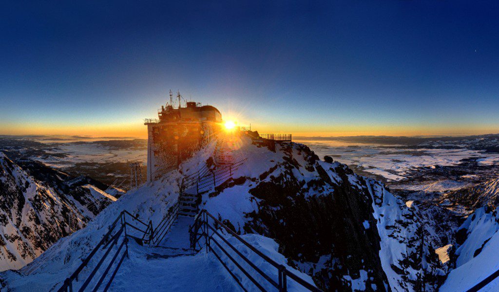 Lomniky peak at Tatranska Lomnica Ski Resort