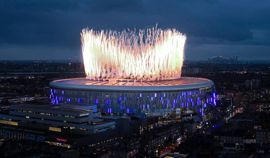 Tottenham Hotspur Stadium in London, England