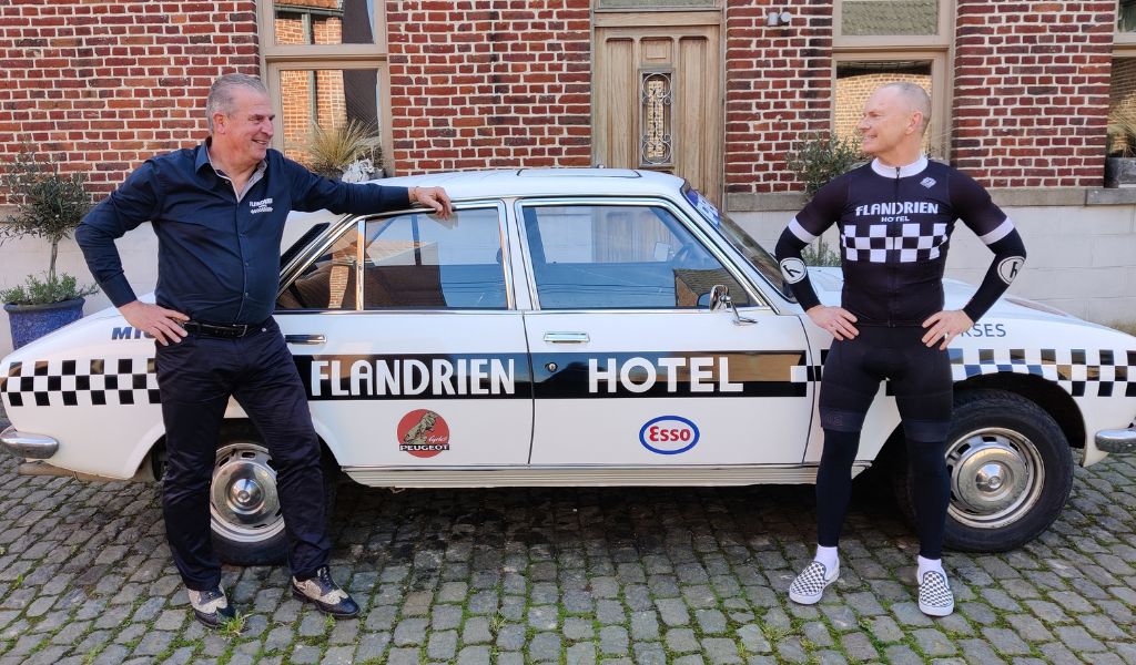 Flandrien Hotel co-founders Bernard Moerman and Jamie Anderson