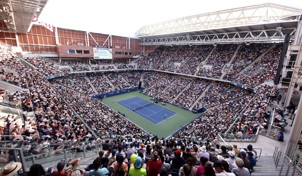 US Open tennis grand slam at Flushing Meadows in Corona Park Queens, New York
