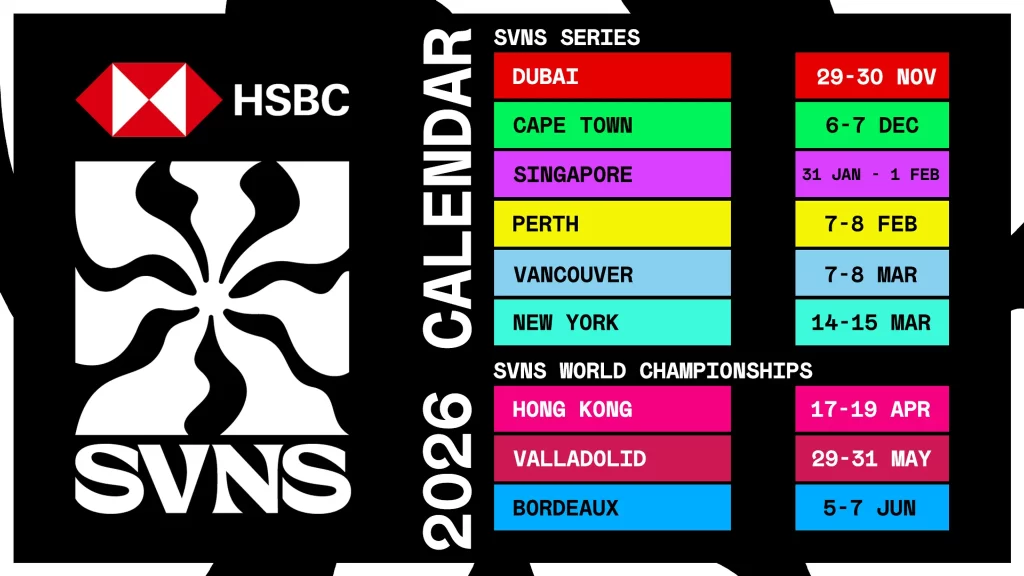 HSBC SVNS 2026 calendar